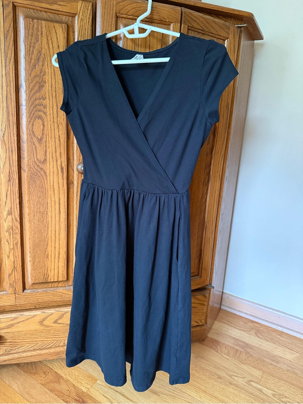 Pact Black Midi Dress